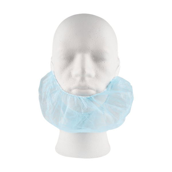 Baardmasker wokkel non-woven polypropyleen blauw