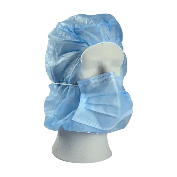 Hoofdkappen 2-laags mondmasker non-woven polypropyleen