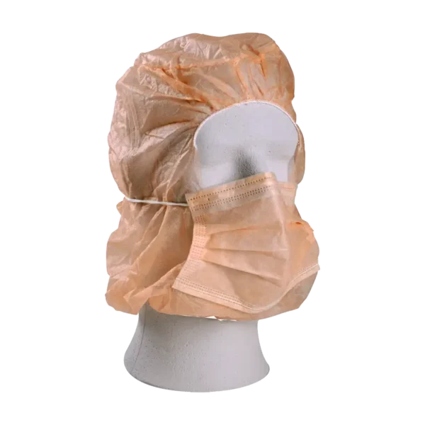 Hoofdkappen 2-laags mondmasker non-woven polypropyleen - Afbeelding 4