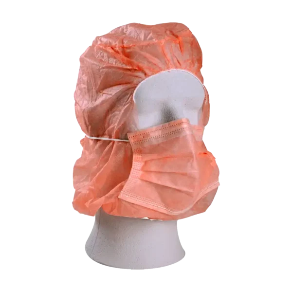 Hoofdkappen 2-laags mondmasker non-woven polypropyleen - Afbeelding 6