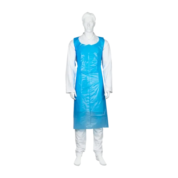 Scheurschort polyethyleen 80x125 cm scheurbaar op blok blauw